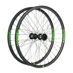 Hand-built carbon AM724 asymmetric 27.5 mtb all mountain 650B wheels tubeless compatible