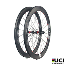 New Gen Aero Shape 45mm depth  Hand-built 700C carbon 25mm wide clincher road disc bicycle wheels with tubeless compatible